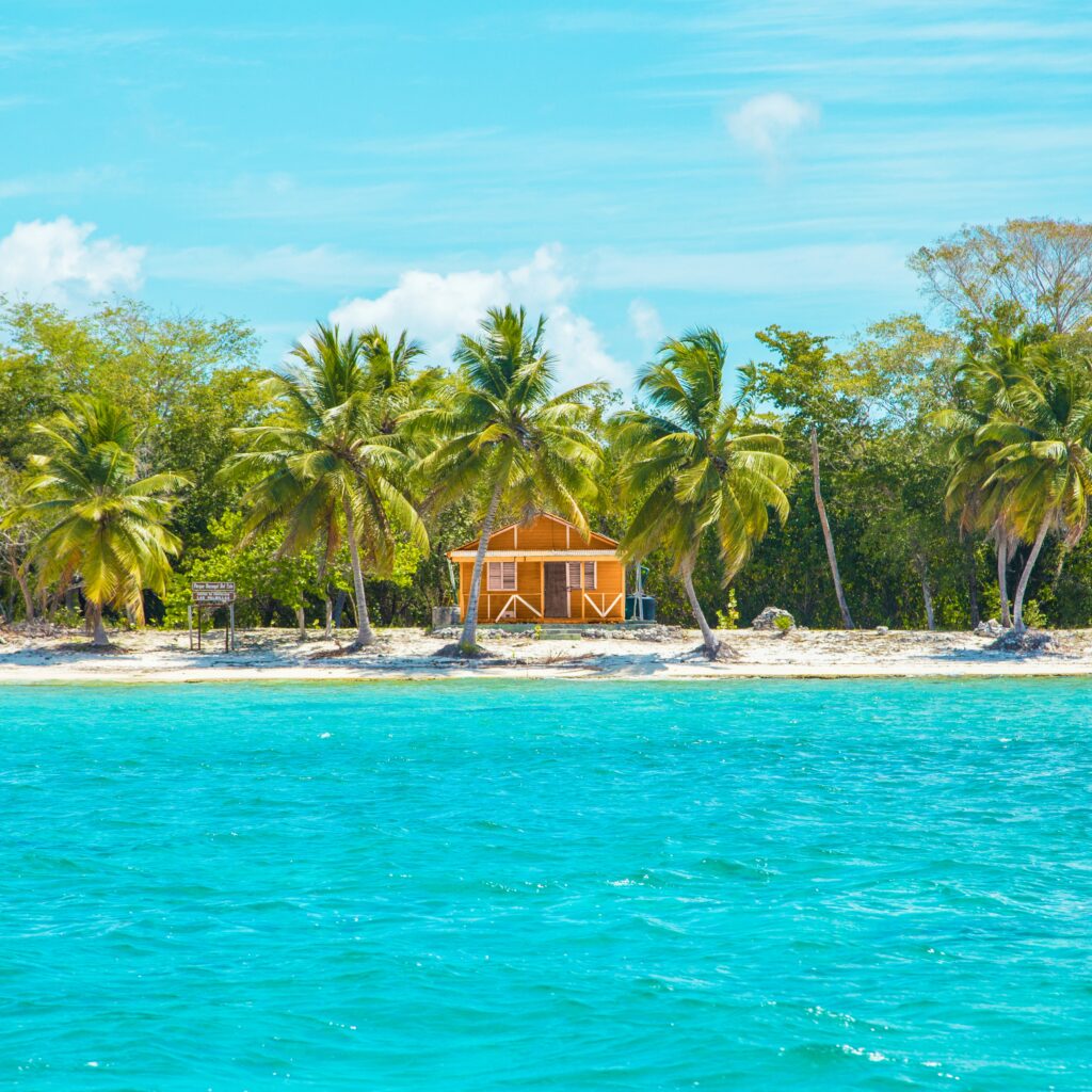 With crystal-clear water and soft white sand, it's the perfect spot to relax and enjoy the incredible views.